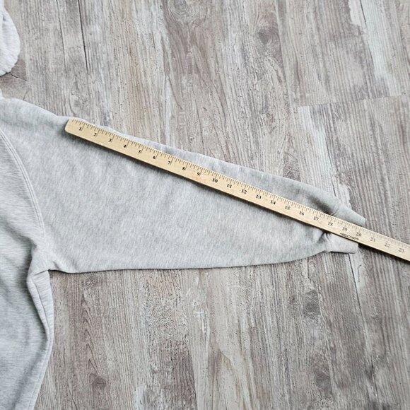 Champion Sweatshirt Vintage Jr XL Notre Dame Fighting Irish Hoodie Gray Academia - Picture 11 of 16